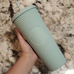 Starbucks studded matte tumbler baby blue